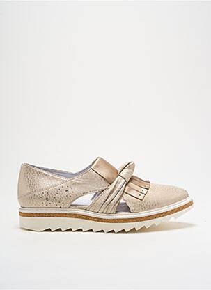 Derbies bout pointu talon plat jusqu'à 3cm or REGARD femme