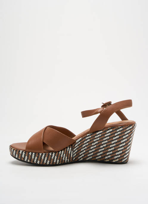 Sandales/Nu pieds marron ADIGE pour femme