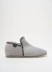 Chaussons/Pantoufles gris FARGEOT pour femme seconde vue