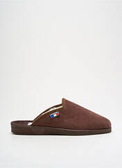 Chaussons/Pantoufles marron LA VAGUE pour homme seconde vue
