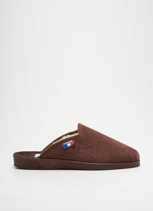 Chaussons/Pantoufles marron LA VAGUE pour homme