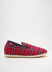 Chaussons/Pantoufles rouge BELLAMY pour homme seconde vue