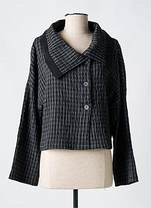 Veste casual coupe cintrée noir LUUKAA femme