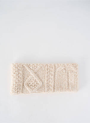 Col / tour de cou coutures renforcées beige TRICOT CHIC femme