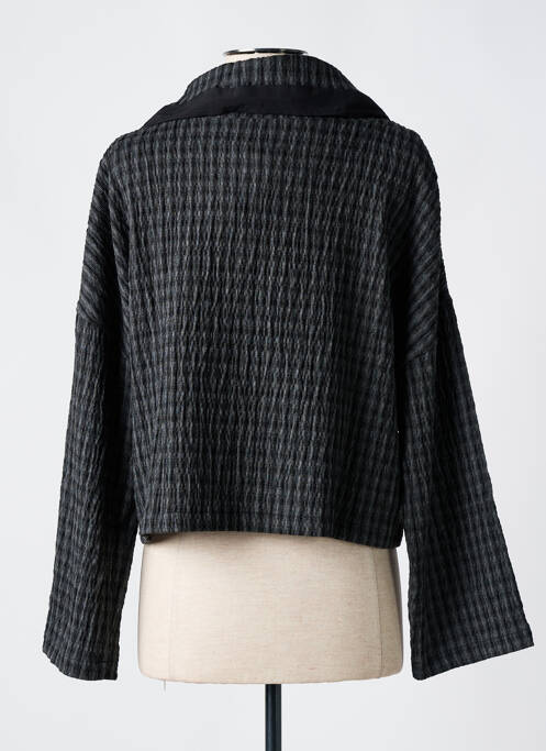 Veste casual coupe cintrée noir LUUKAA femme