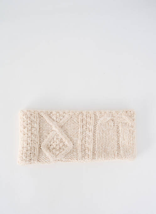 Col / tour de cou coutures renforcées beige TRICOT CHIC femme