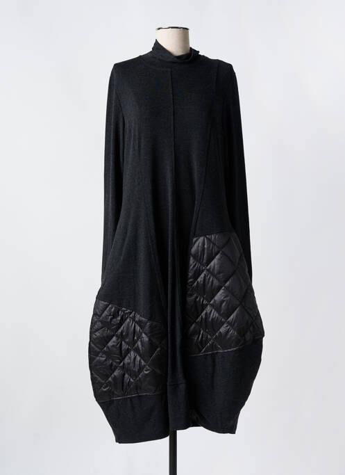 Robe mi-longue gris URBAN BY ALEMBIKA pour femme