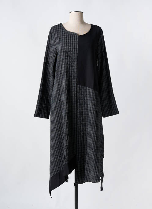 Robe mi-longue noir LUUKAA pour femme