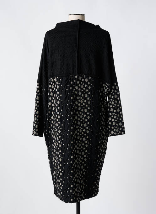 Robe mi-longue noir OZAI N KU pour femme