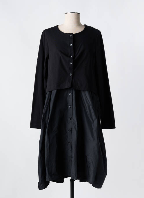Robe mi-longue noir URBAN BY ALEMBIKA pour femme
