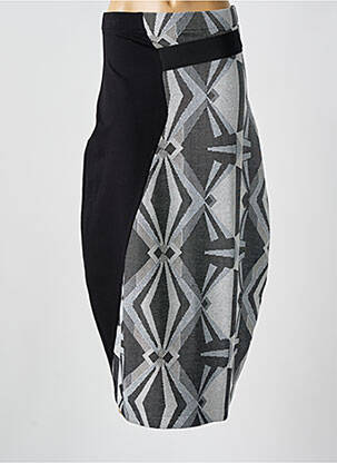 Jupe mi-longue taille à pinces noir LOTUS EATERS femme