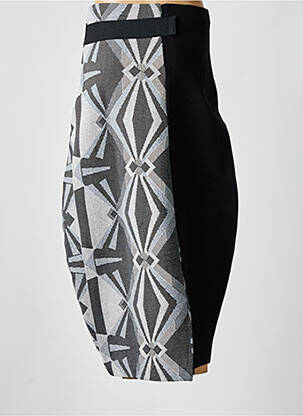 Jupe mi-longue taille à pinces noir LOTUS EATERS femme