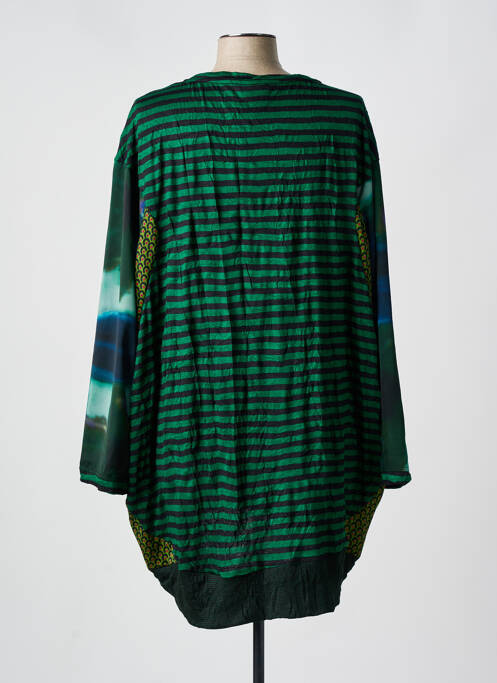 Robe courte vert ALEMBIKA pour femme