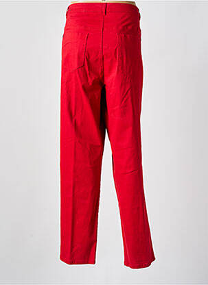 Jeans coupe slim stretch taille normale rouge CISO femme