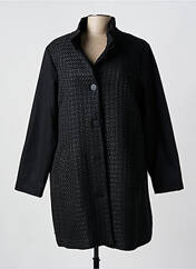 Manteau long noir CISO pour femme seconde vue