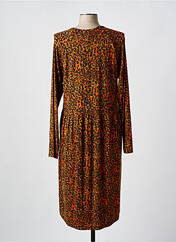 Robe mi-longue orange CISO pour femme seconde vue