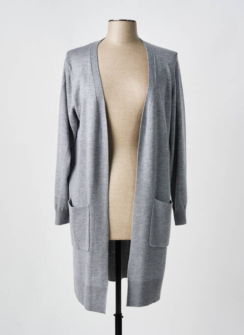Gilet manches longues gris SEE YOU pour femme