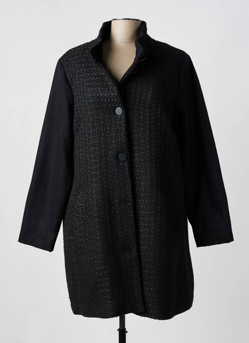 Manteau long noir CISO pour femme