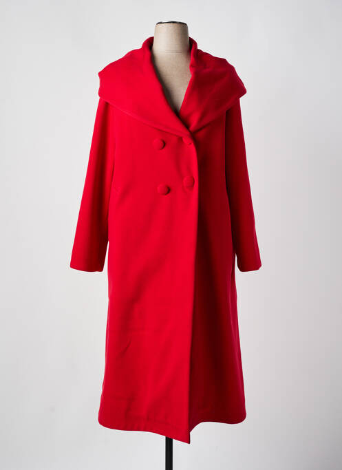 Manteau long rouge JEAN MARC PHILIPPE pour femme