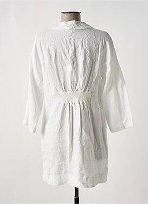 Tunique manches longues col v blanc WHITE STUFF femme