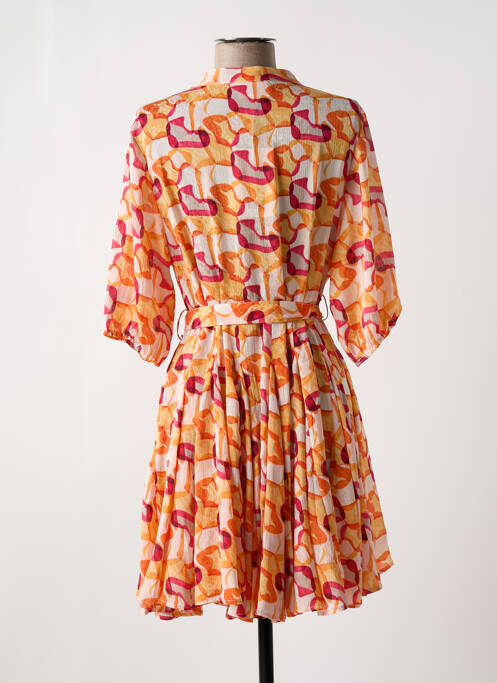 Robe courte orange ARTLOVE pour femme