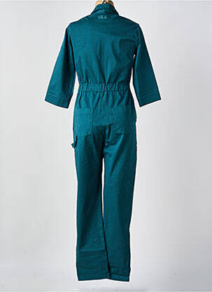Combi-pantalon fermeture boutonnée sur le devant manches 3/4 vert PAKO LITTO femme