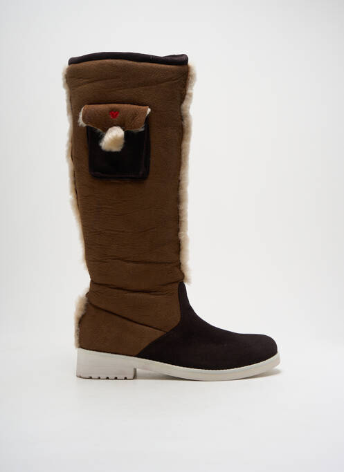 Bottes marron LOVE MOSCHINO pour femme