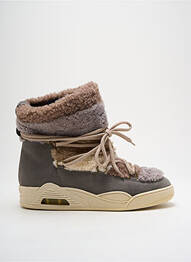 Bottines/boots fourrée talon de 4 à 6cm gris SERAFINI femme