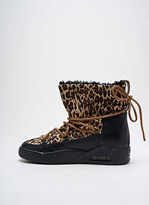 Bottines/boots fourrée talon de 4 à 6cm noir SERAFINI femme
