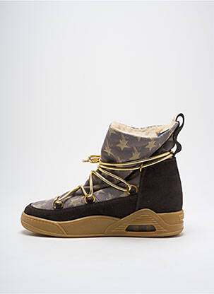 Bottines/boots fourrée talon de 4 à 6cm marron SERAFINI femme