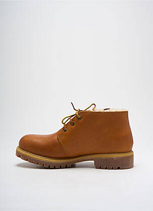 Bottines/boots matière lisse talon bas marron TIMBERLAND homme