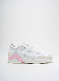 Baskets semelle amovible talon de 4 à 6cm blanc SERAFINI femme
