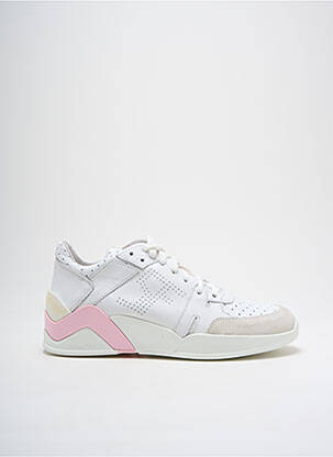 Baskets semelle amovible talon de 4 à 6cm blanc SERAFINI femme