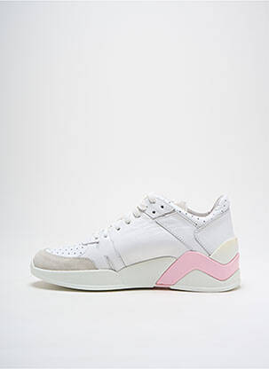 Baskets semelle amovible talon de 4 à 6cm blanc SERAFINI femme
