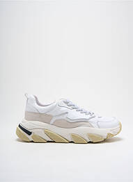 Baskets tissage satiné talon de 4 à 6cm blanc SERAFINI femme