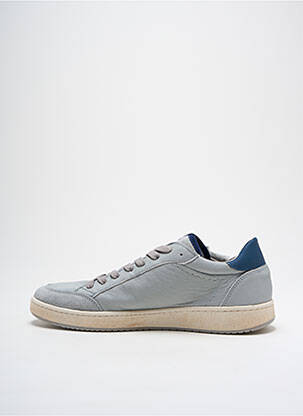 Baskets matière lisse talon plat jusqu'à 3cm gris SERAFINI femme