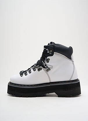 Bottines/boots matière lisse talon de 4 à 6cm blanc ART femme