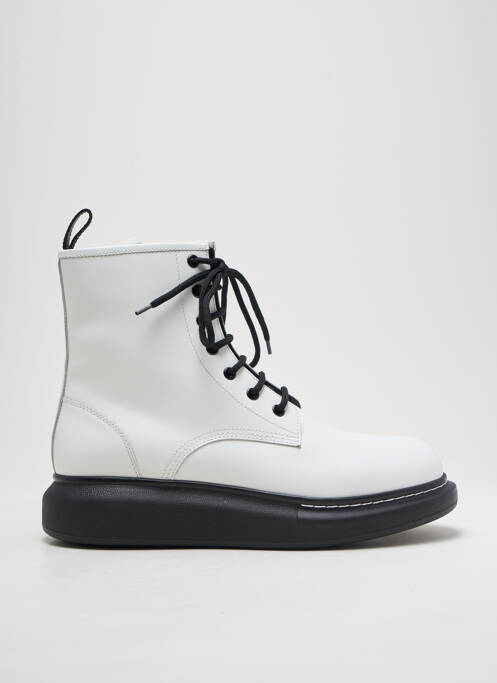 Bottines/Boots blanc ALEXANDER MCQUEEN pour femme