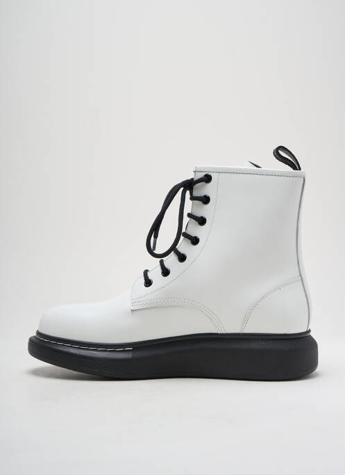 Bottines/Boots blanc ALEXANDER MCQUEEN pour femme