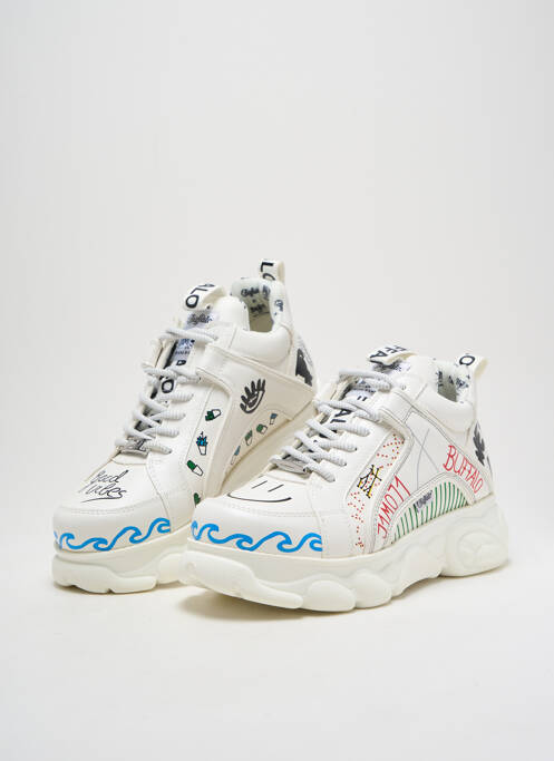 Baskets blanc BUFFALO pour femme
