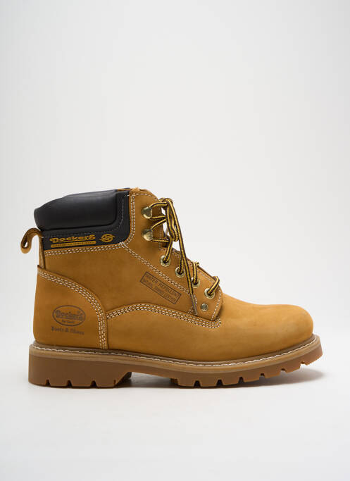 Bottines/Boots jaune DOCKERS pour homme