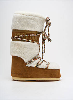 Bottes marron MOON BOOT pour femme