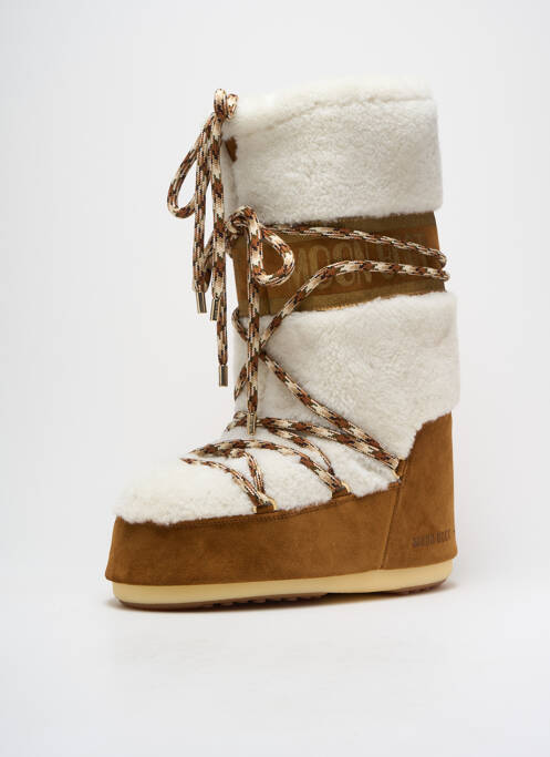Bottes marron MOON BOOT pour femme
