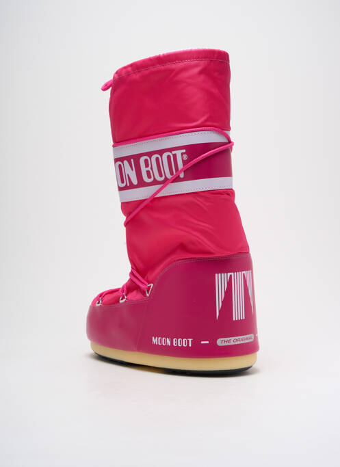 Bottes rose MOON BOOT pour femme