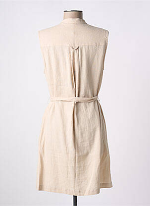 Robe courte sans manche sans manche beige PEPE JEANS femme