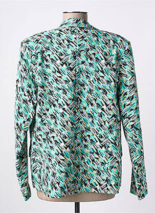 Blazer col châle bleu RUE MAZARINE femme