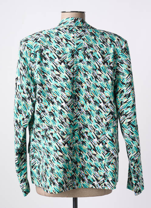 Blazer col châle bleu RUE MAZARINE femme