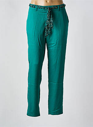 Pantalon chino taille normale taille normale vert MAZARINE femme