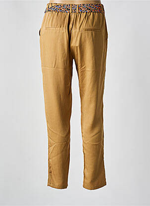 Pantalon chino taille normale taille normale marron MAZARINE femme