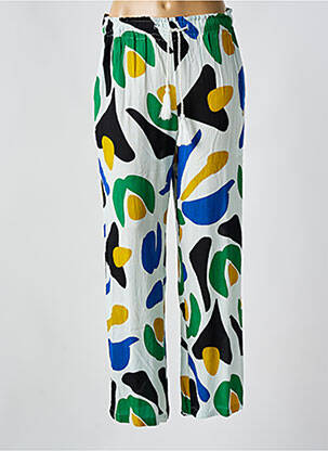 Pantalon large tissage crêpe blanc LES TROPEZIENNES PAR M.BELARBI femme